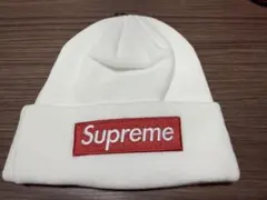 Supreme ホワイト box logo beanie