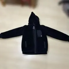 CAMP7 フード付きボアジャケット 160サイズ ブラック