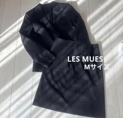 LES MUES Femme 黒 スカートスーツ Mサイズ リクルート