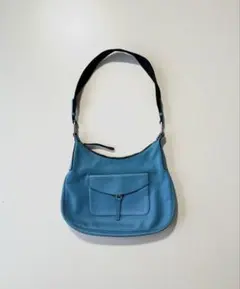 old coach 9027 USA製 エルゴ elgo handbag 水色 - メルカリ