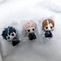 呪術廻戦 ラバーフィギュア 3点セット