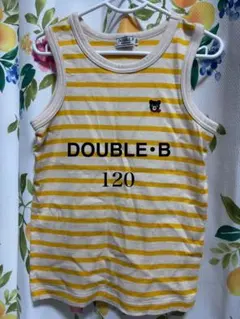 ミキハウス DOUBLE・B タンクトップ 120 美品