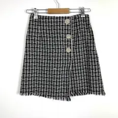 【MIIA ミーア】ミニスカート　ツイート　ビジュー　キラキラ　量産　地雷　上品