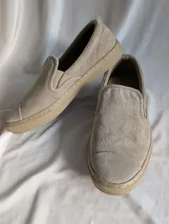 即発送★Converse スエード スリッポン ベージュ