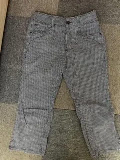 レディース　チェック柄カジュアルパンツ