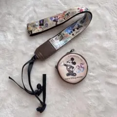 ミッキーマウス 35周年 カメラストラップ