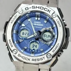 極美品 箱説付 G-SHOCK GST-W110D G-STEEL電波ソーラー