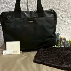 【値下げ】GUCCI ブラック ビジネスバッグ GUCCI グッチ ブリーフケース ダイアル式ロック レザー ビジネス