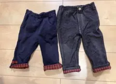 ファミリア　パンツ　セット　80