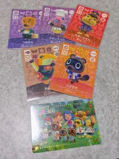 あつまれ どうぶつの森 amiiboカード 5枚＆メッセージカード1枚