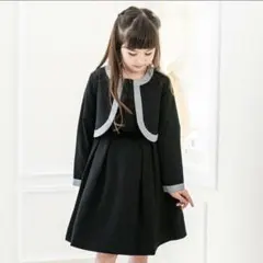 キャサリンコテージ フォーマルワンピース ボレロ ブラック 120