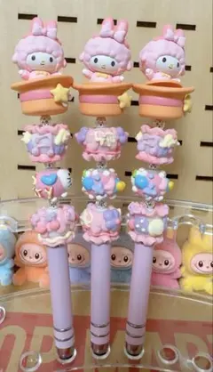 正規品マイメロディーピンク　ハンドメイド　カスタム手作りタッチ機能付きボールペン