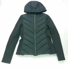 ★ザラ ZARA フード付き中綿ジャケット ブラック系 レディース
