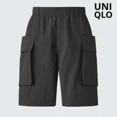 Uniqlo U パラシュートカーゴショーツ 黒