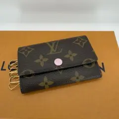 ルイヴィトン モノグラム ミュルティクレ6ローズバレリーヌM61285