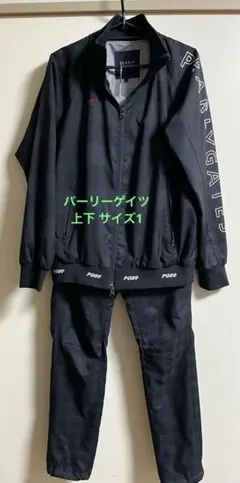 パーリーゲイツ　パーカー　ジョガーパンツ　ストレッチ　セットアップ　ネイビー パーリーゲイツ パーカー ジョガーパンツ ストレッチ セットアップ
