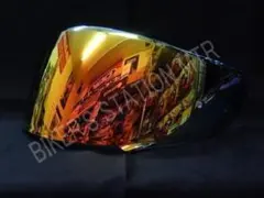 送料無料！ SHOEI 純正 CJ-2 スモークファイアーオレンジミラー