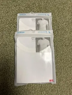 新品★ユニクロ　エアリズムクルーネックT Lサイズ