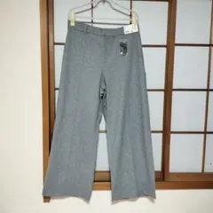 【未使用タグ付き】UNIQLO ブラッシュドジャージーワイドパンツ　XXL