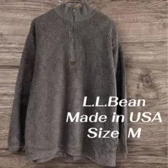 L.L.Bean USA製 ハーフジップフリース　M