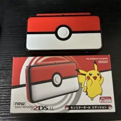 New Nintendo 2DS LL ポケモンボールデザイン　動作確認済