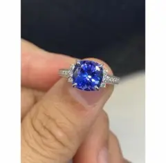 卸売事前公開 天然タンザナイト 1.92ct D0.65ct ピアス - メルカリ