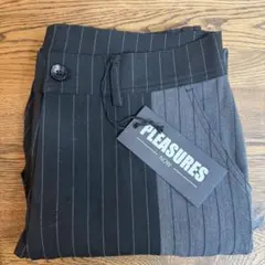 PLEASURES ストライプ スラックス パンツ