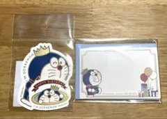 I'M DORAEMON 2026バースデーステッカー 2枚とノベルティのカード