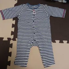 赤ちゃんの城 ロンパース ボーダー 70