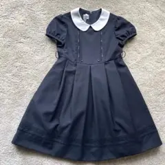 familiar 半袖ワンピース 120cm ネイビー