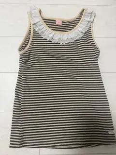 メゾピアノ　フリルタンクトップ　サイズM(150)