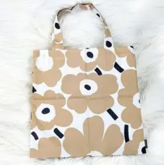 マリメッコ　 marimekko エコバッグ　ベージュ　トートー　136のサムネイル