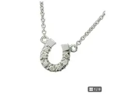 STAR JEWELRY ホースシュー ダイヤ ネックレスのサムネイル