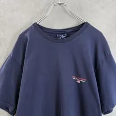 90s POLO SPORT ポロスポーツ フェードTシャツ ネイビー M
