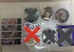 プロセカ　缶バッジ　バナーバッチ　ネームステッカー　スクエア缶バッジ