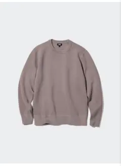 【UNIQLO】ウォッシャブルストレッチ ミラノリブ クルーネックセーター　XL