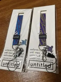 嵐untitled キーホルダーセット 青紫