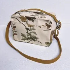 【極美品】　信三郎帆布 ショルダーバッグ　草花のサムネイル
