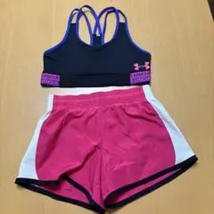 UNDER ARMOUR スポーツブラとショートパンツセット