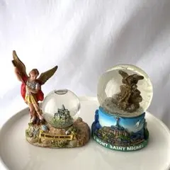 【美品・訳あり】モン・サン・ミシェル スノードーム 6個セット フランス世界遺産のサムネイル