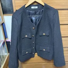 Otte ダークグレー ノーカラージャケット