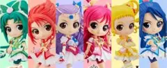 Q-posket Yes!プリキュア5 フィギュア 6体