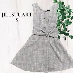 JILLSTUART ジルスチュアート グレンチェック リボンワンピース S