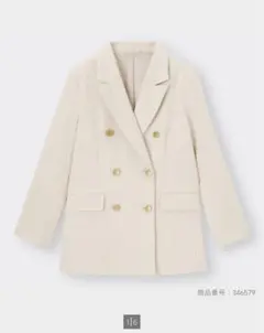 GU ダブルブレストブレザーZ NATURAL Sサイズ