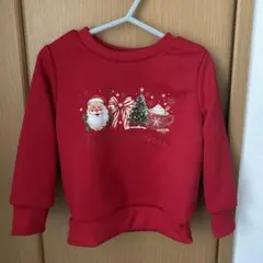 サンタクロース スウェット 赤 ベビー