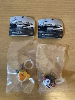 プロ野球マスコット めじるしアクセサリー バファローブル ハリーホーク 2点