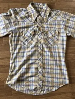 オンブレチェックシャツ シャツ