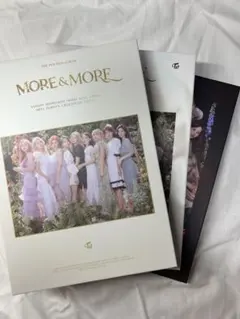 TWICE MORE&MORE CD 3種類セット トレカ付き