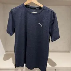 PUMA ランニングウェア 半袖 ネイビー