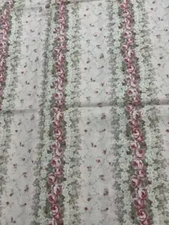 セール YUWA　ボーダー ライン　花柄 PK×PK 綿100%